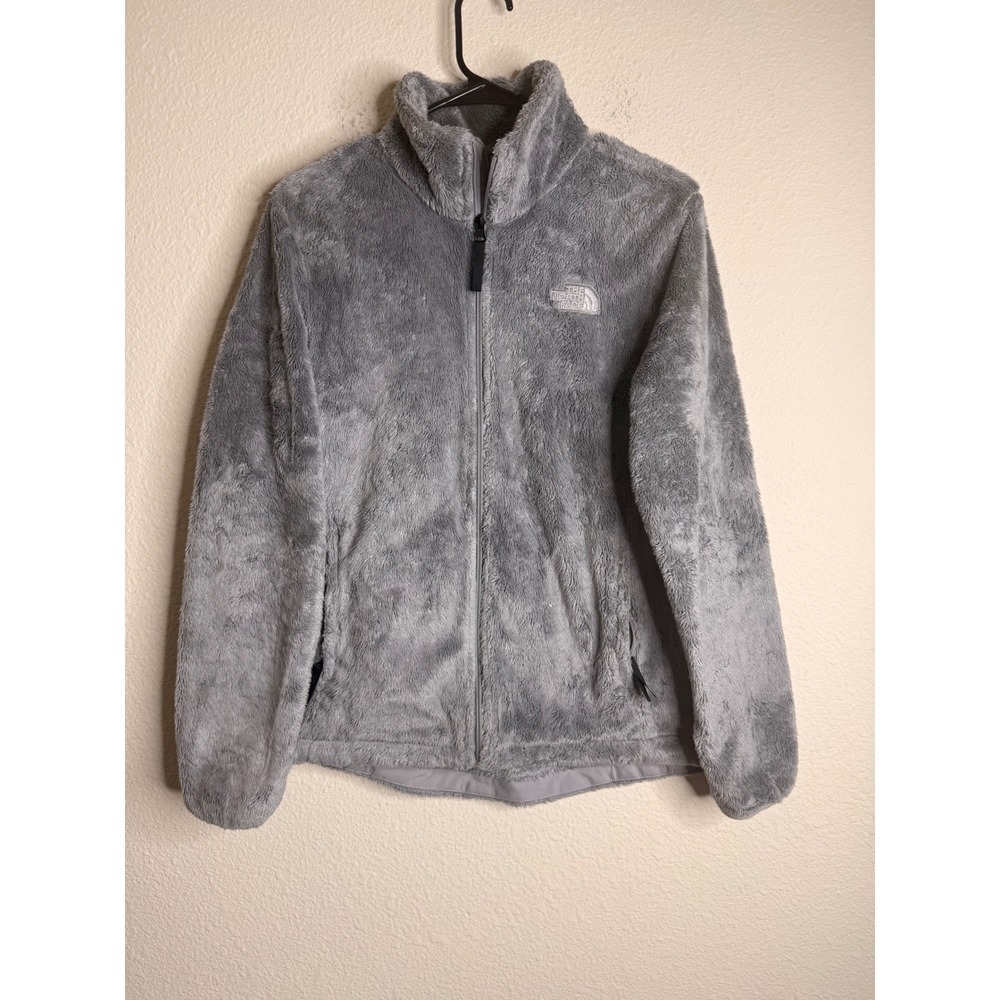 The North Face Osito Fleece Jacket Grey Full Zip Silken Raschel Gorpcore M